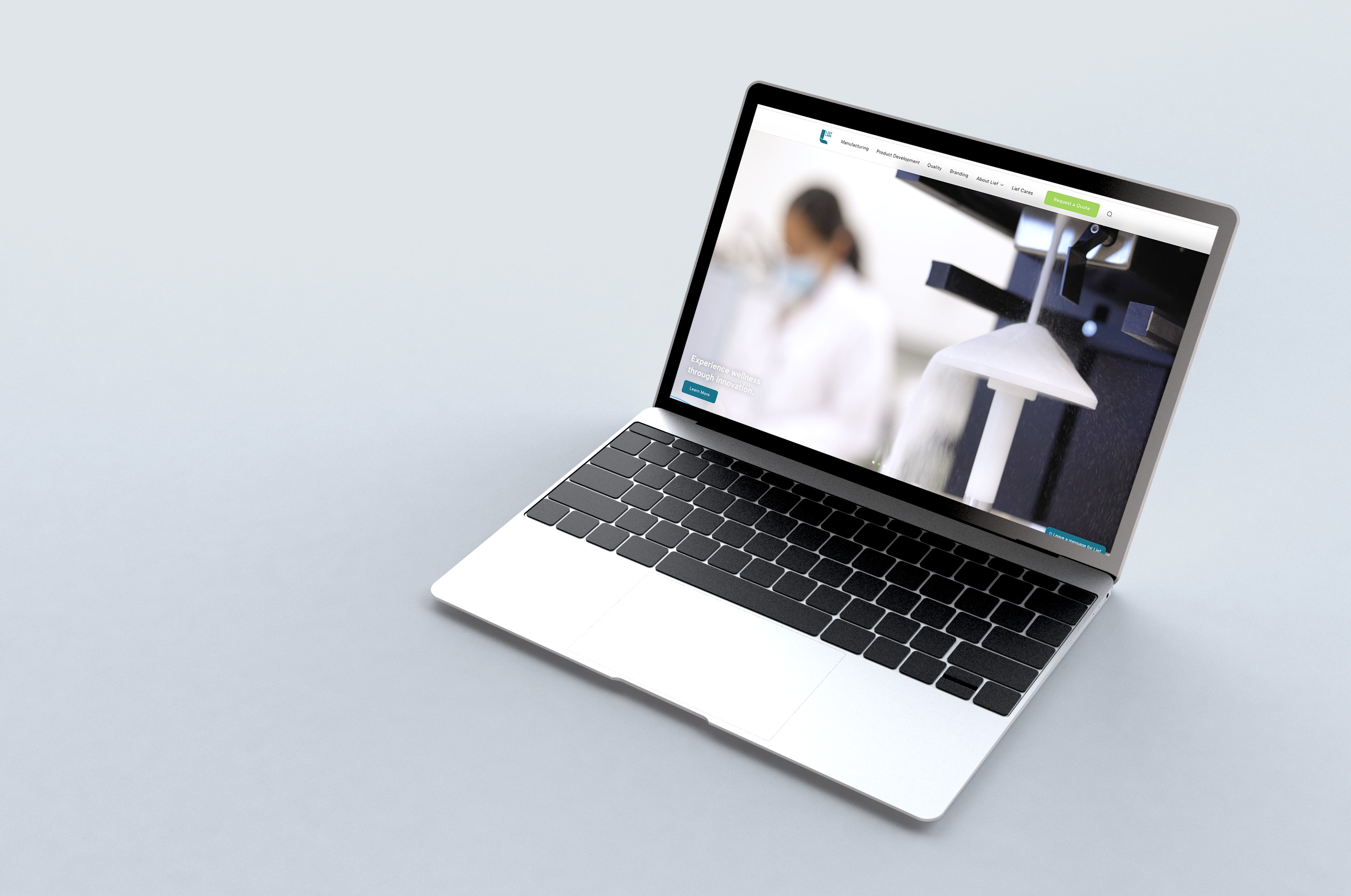 Lief Labs Website Redesign
