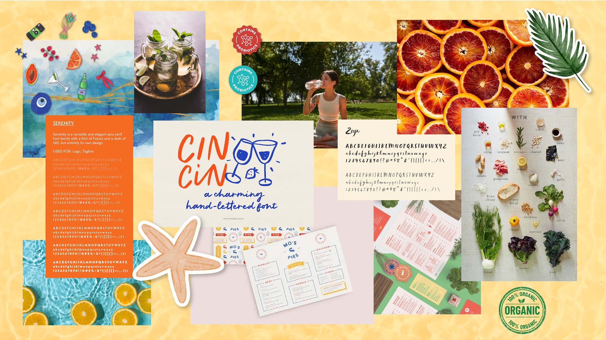 Qumba brand mood board